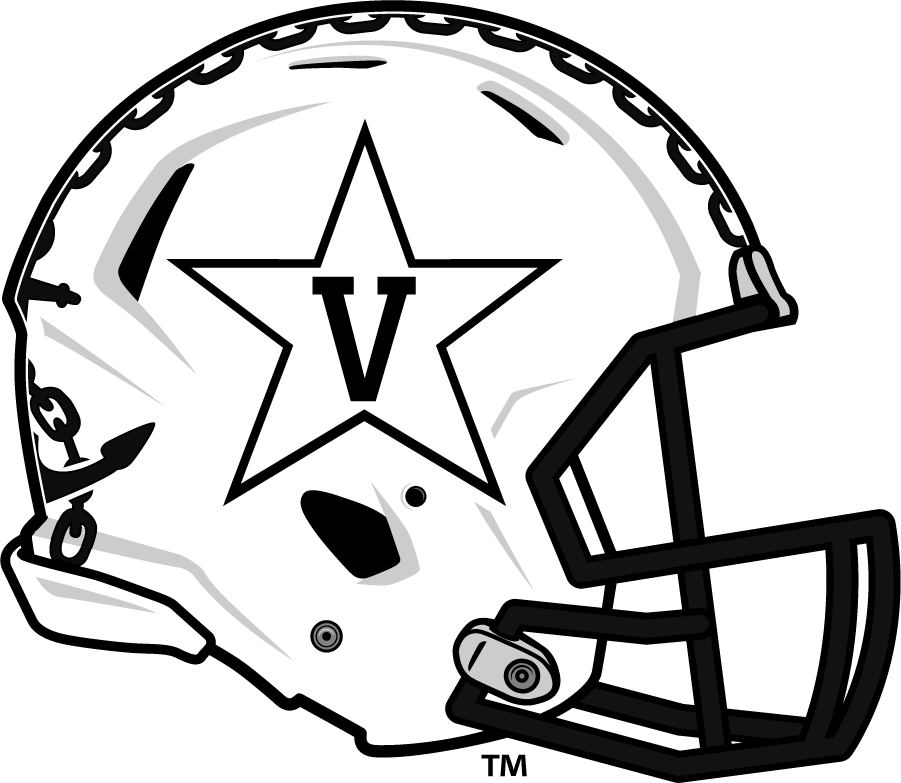 Vanderbilt Commodores 2015-2021 Helmet Logo diy DTF decal sticker